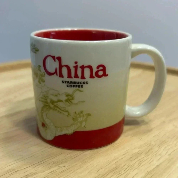 Starbucks 3oz China 2013 Red Mini Espresso Mug - Picture 6 of 6